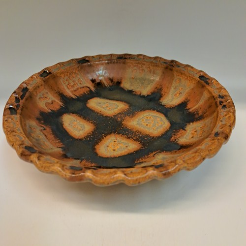 #241149 Pie Plate Brown 9x9 $22 at Hunter Wolff Gallery